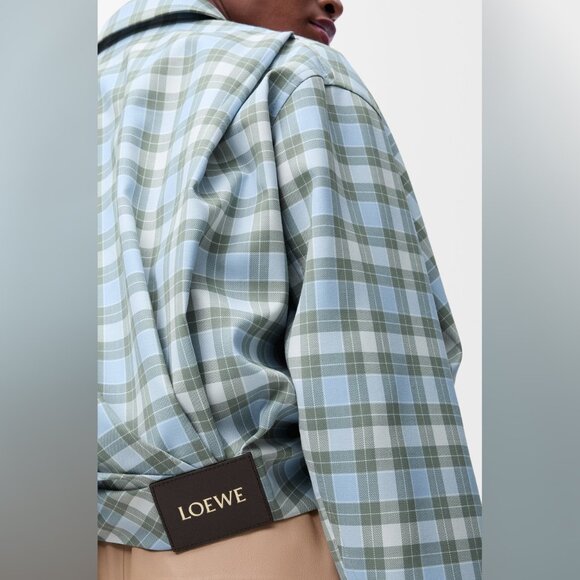 Loewe Draped jacket in wool blend - Picture 3 of 12